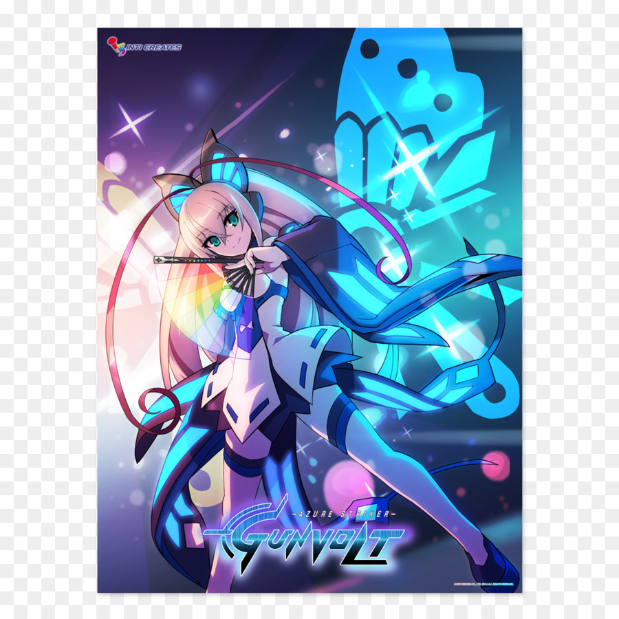 Color อนสไตร์คเกอร์ค Gunvolt，Color อนสไตร์คเกอร์ค Gunvolt 2 PNG