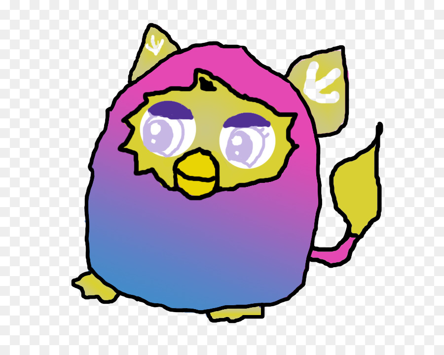Furby，สีเหลือง PNG