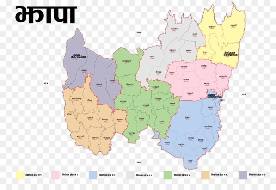 แผนที่，ภูมิภาค PNG