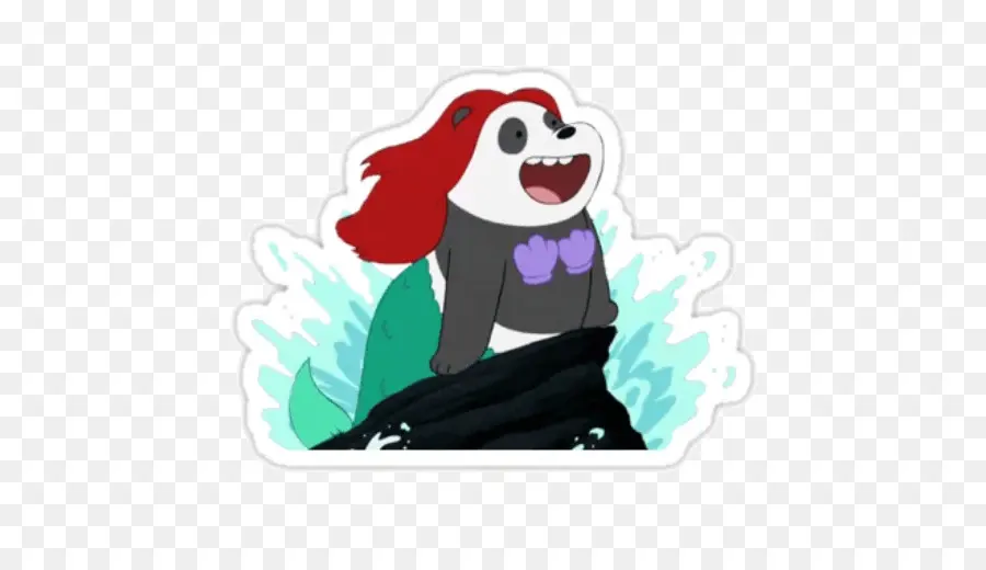 Panda Mermaid，แพนด้า PNG