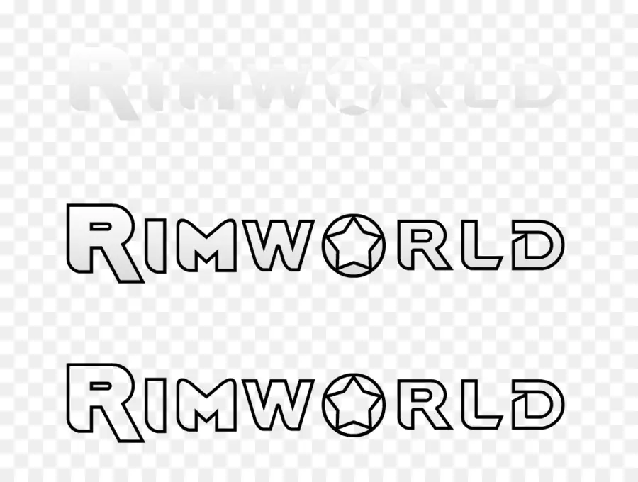 โลโก้ Rimworld，ข้อความ PNG