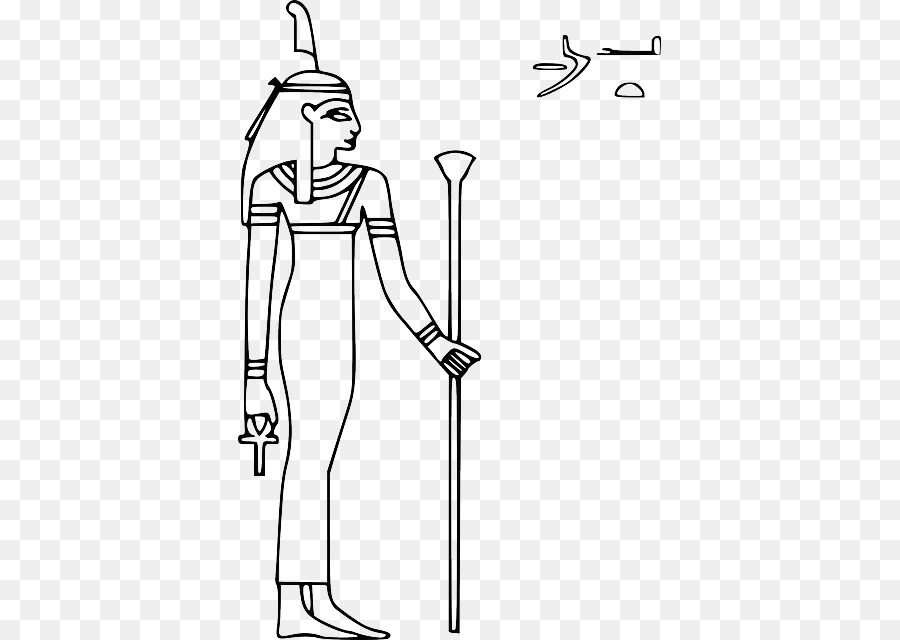 อียิปต์โบราณ，เลือกแบบเส้นต่อเนื่อง PNG