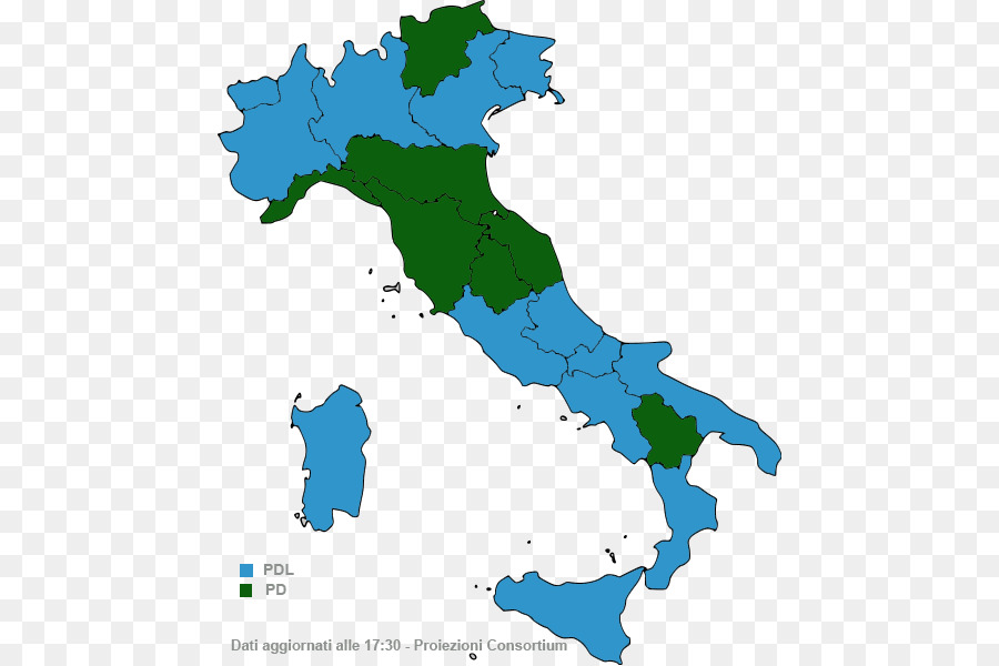 ดินแดนของอิตาลี，เว็กเตอแผนที่ PNG