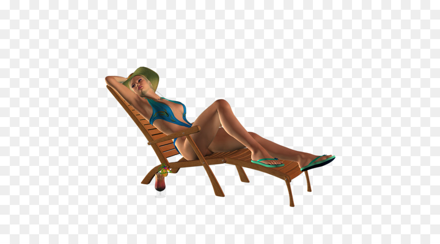 ผู้หญิงบน Lounger Sun Lounger，การอาบแดด PNG