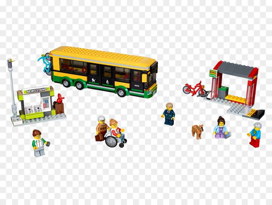 รถบัส，Lego 60154 เมืองรถบัสสถานี PNG
