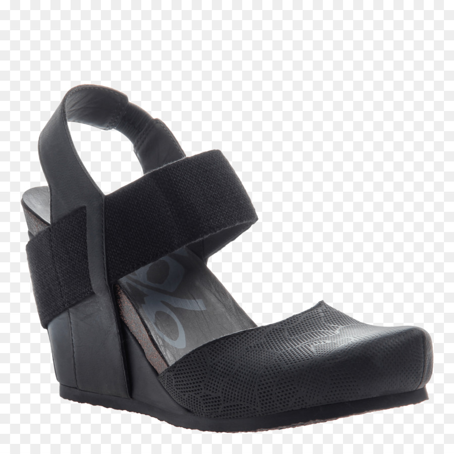 ผู้หญิง Otbt Rexburg ลิ่มข้าง Sandal ขนาด 55 M สีดำ，รองเท้า PNG