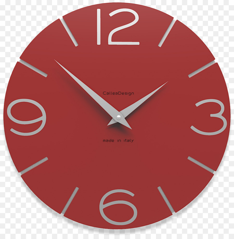 นาฬิกา，สีแดง PNG