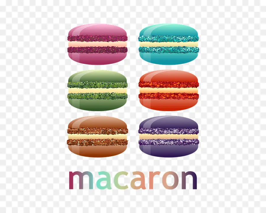 Macarons สีสันสดใส，Macarons PNG