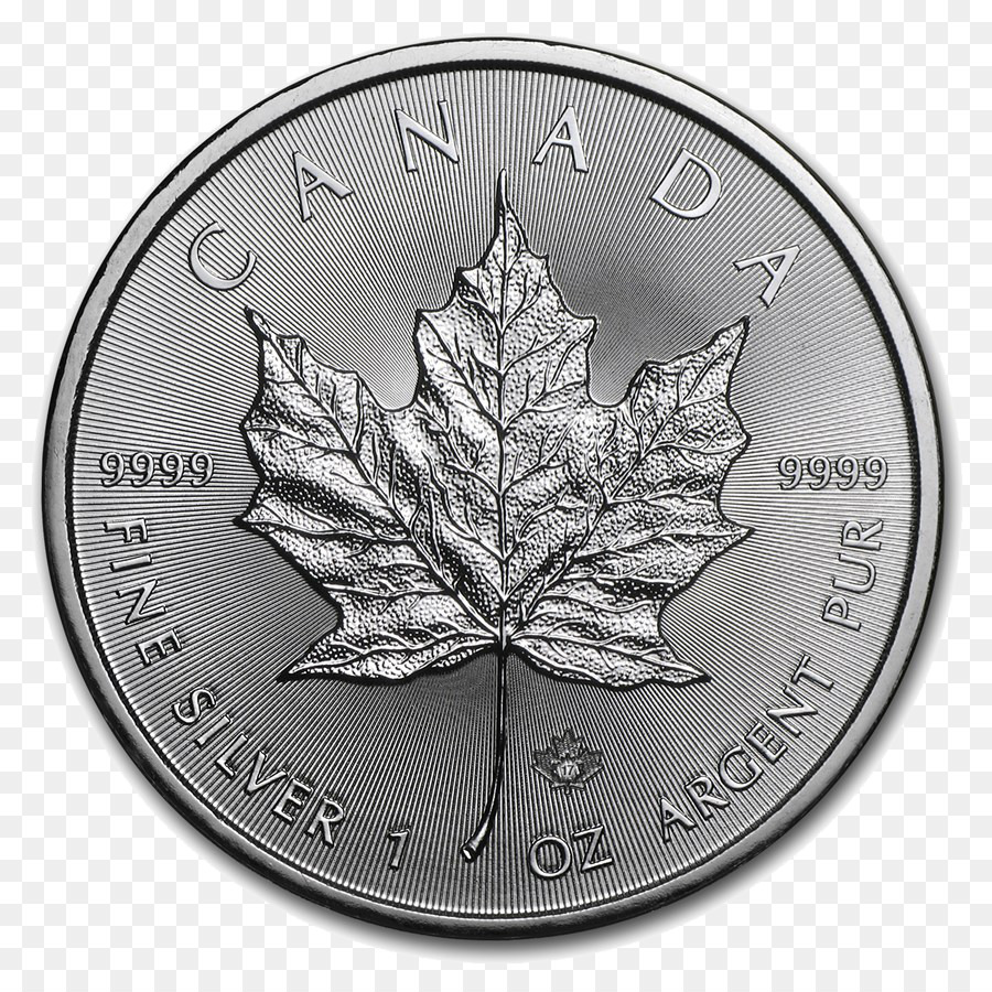 แคนาดาเงินไซใบไม้ติ，Bullion เหรียญ PNG