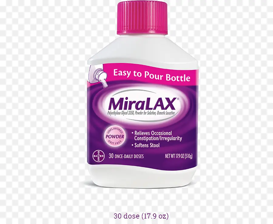 ขวด Miralax，ยาระบาย PNG