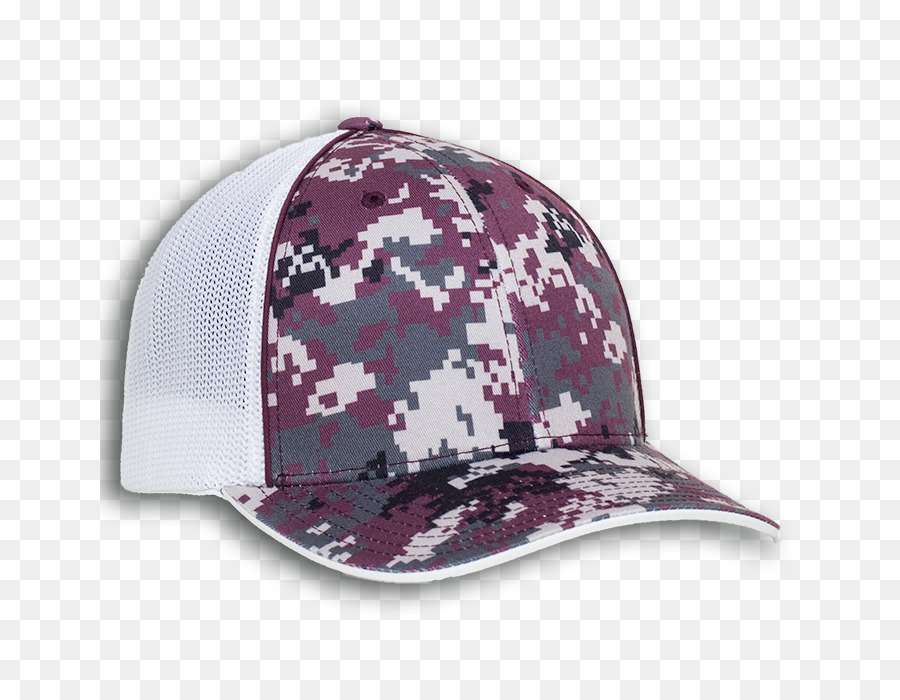 สวมหมวกเบสบอล，กำหนดเองแปซิฟิก Headwear ผู้ใหญ่ Promodel Digi Camo Trucker นฝาด้านบน ด้านล่าง PNG