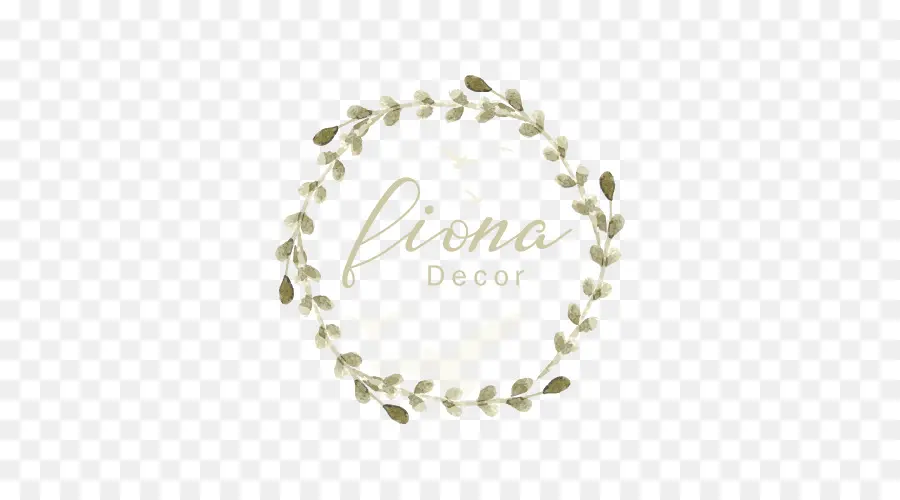 โลโก้ Fiona Decor，พวงหรีด PNG