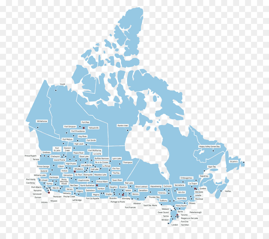 แผนที่แคนาดา，ภูมิศาสตร์ PNG