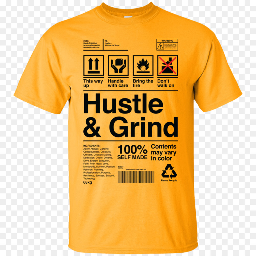 เสื้อยืด Hustle Grind，เสื้อยืด PNG