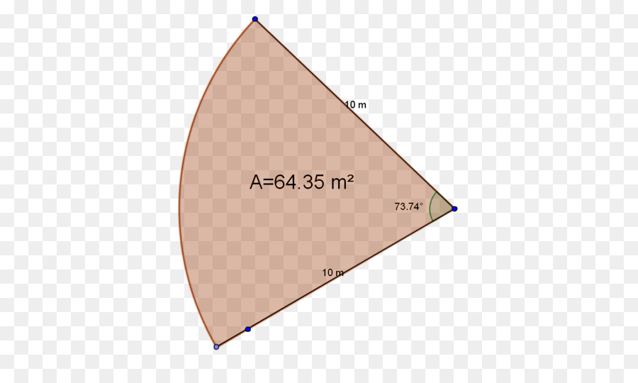 สามเหลี่ยม，แบบวงกลมเซกเตอร์ PNG