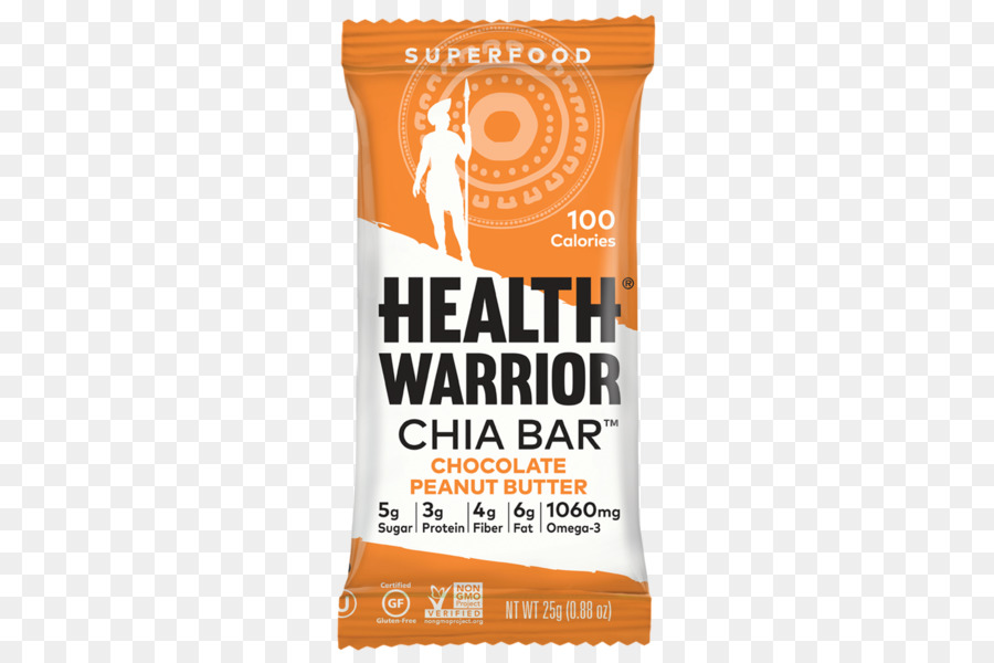 สุขภาพของนักรบช็อคโกแลตเนยถั่ว Chia บาร์，Superfood PNG