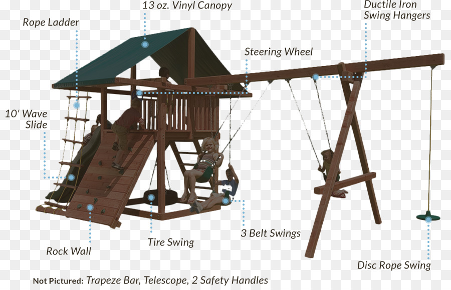 ชุดสนามเด็กเล่น，การชิงช้า PNG