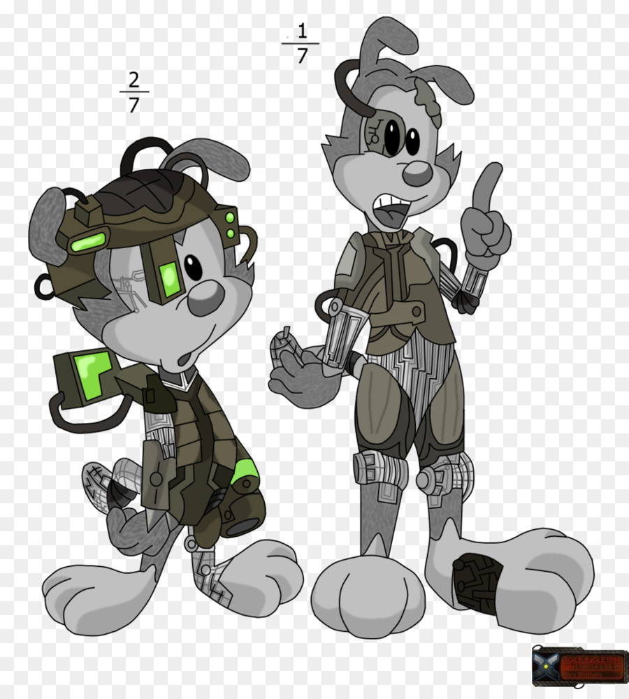 หุ่นยนต์，Yakko Wakko และ Dot PNG