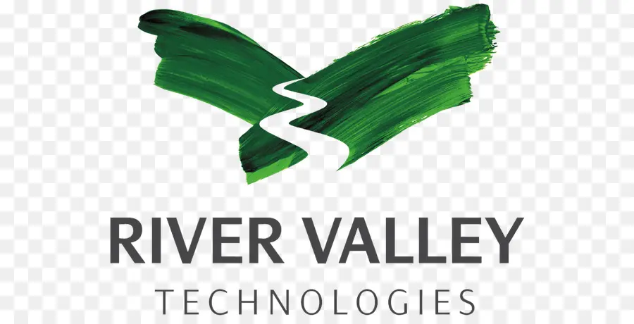 โลโก้ Technologies River Valley，สีเขียว PNG