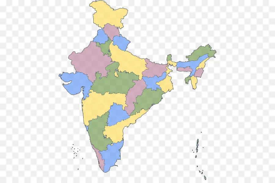 แผนที่อินเดีย，ภูมิภาค PNG
