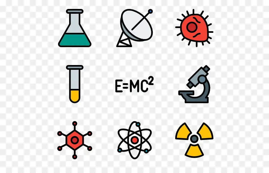 ไอคอนวิทยาศาสตร์，โมเลกุล PNG
