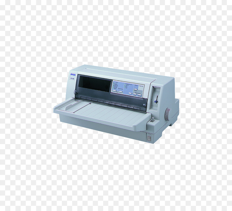 Epson Lq680pro，จุดเมตริกซ์ว่างการพิมพ์ PNG