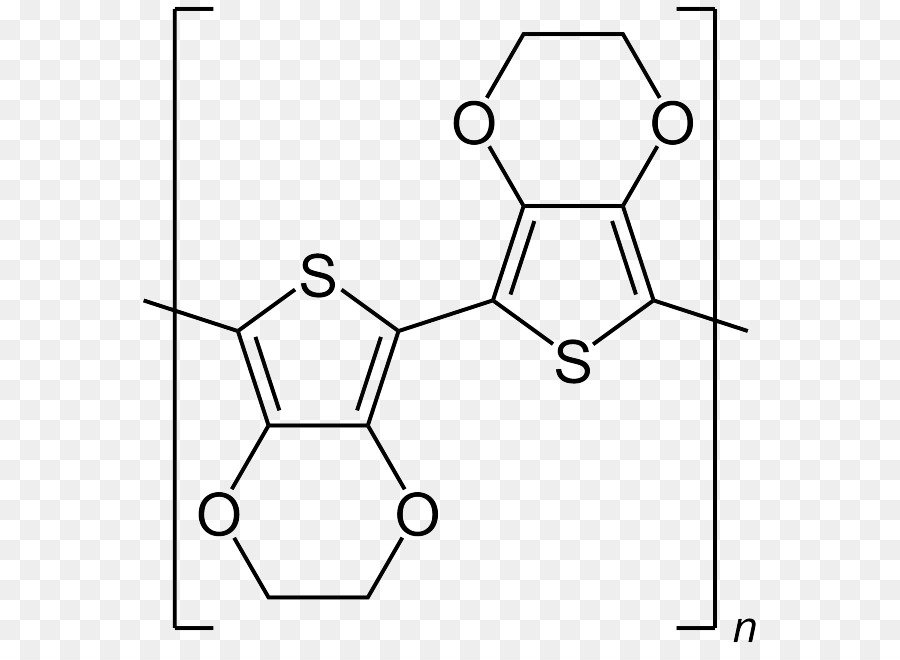 Poly34ethylenedioxythiophene，โพลิเมอร์ PNG