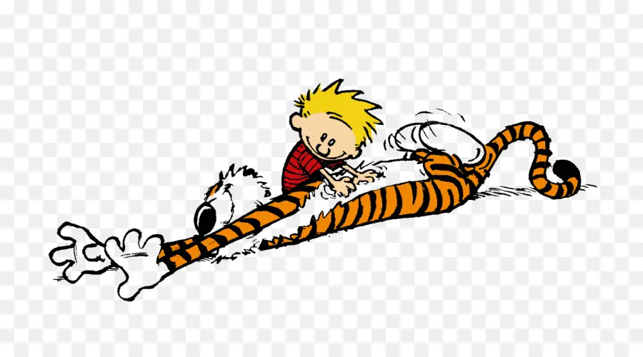 Calvin และ Hobbes，เด็กชายและเสือ PNG