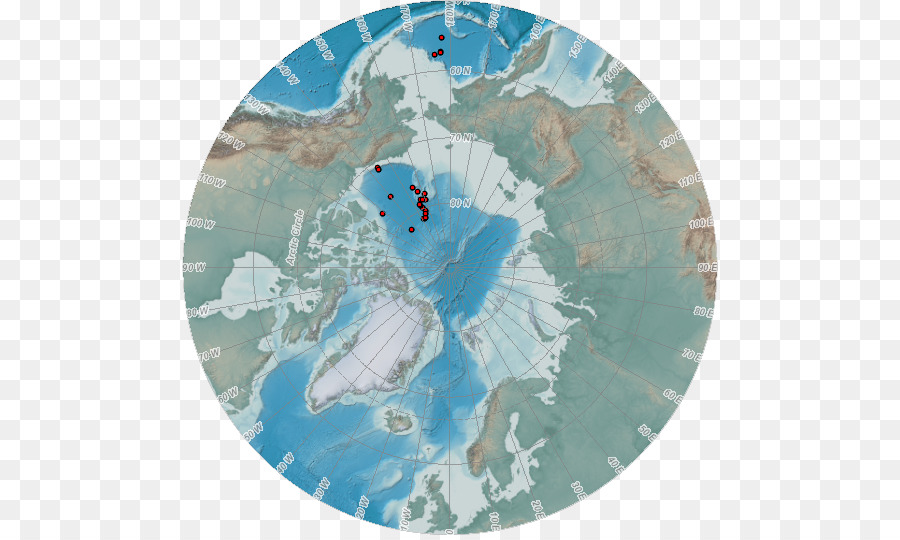 แผนที่，อาร์กติก PNG