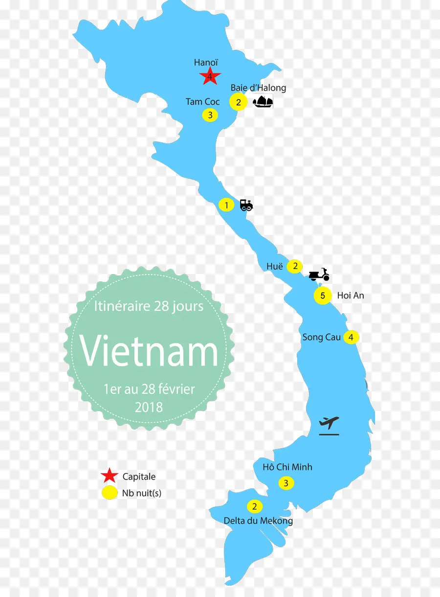 แผนที่เวียดนาม，การเดินทาง PNG