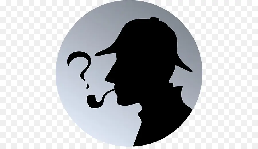 Sherlock Holmes Silhouette，นักสืบ PNG