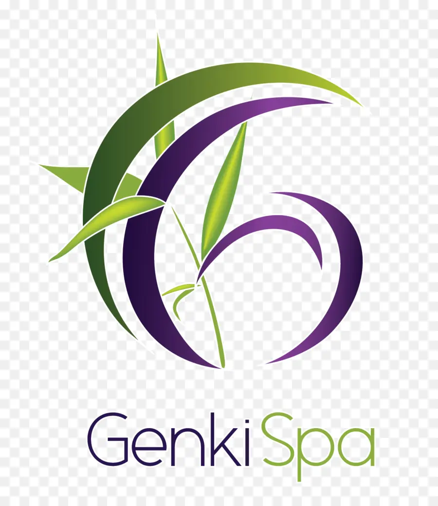 โลโก้ Genki Spa，สปา PNG