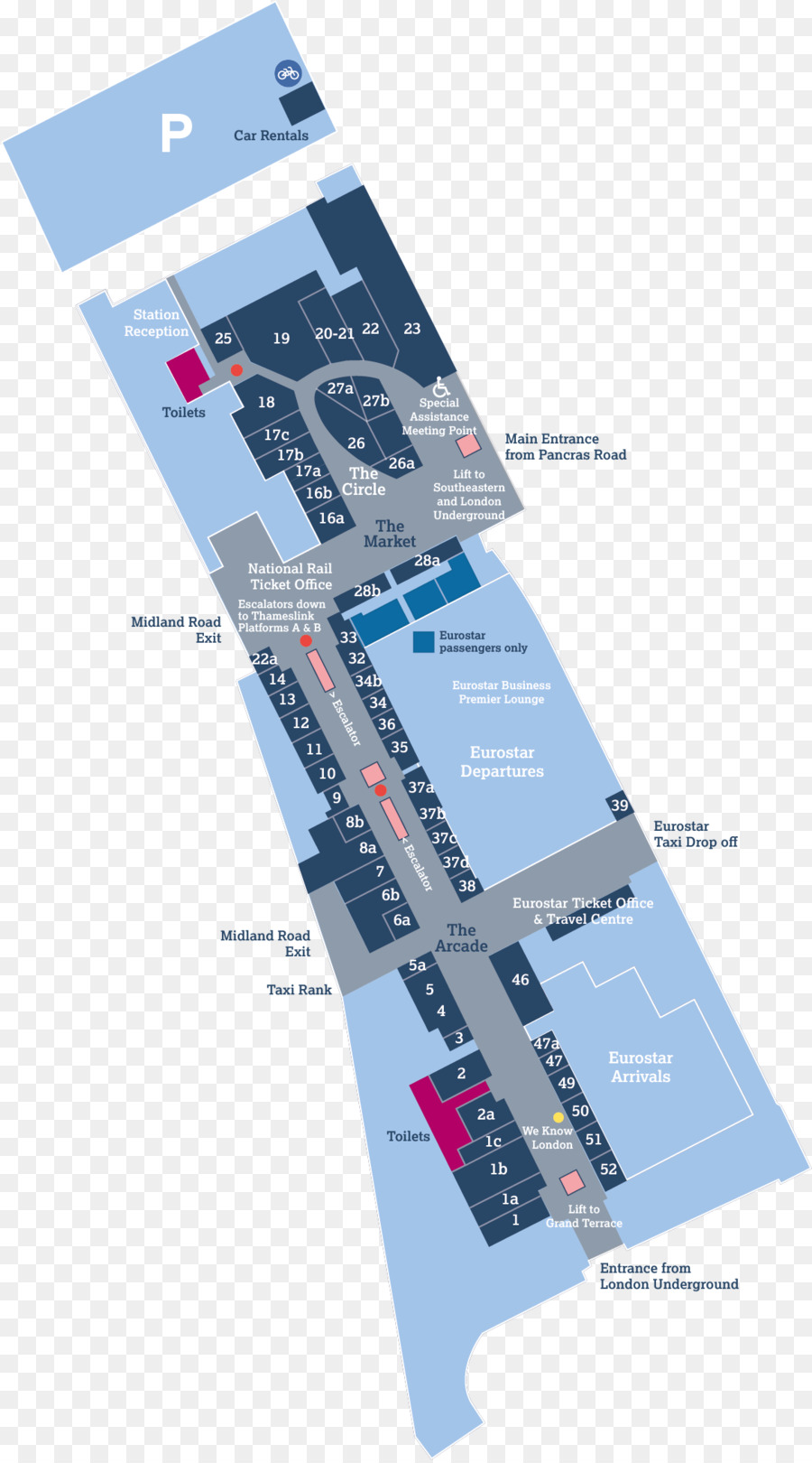 เซ Pancras สถานีรถ，ลอนดอนกษัตริย์ข้ามสถานีรถ PNG