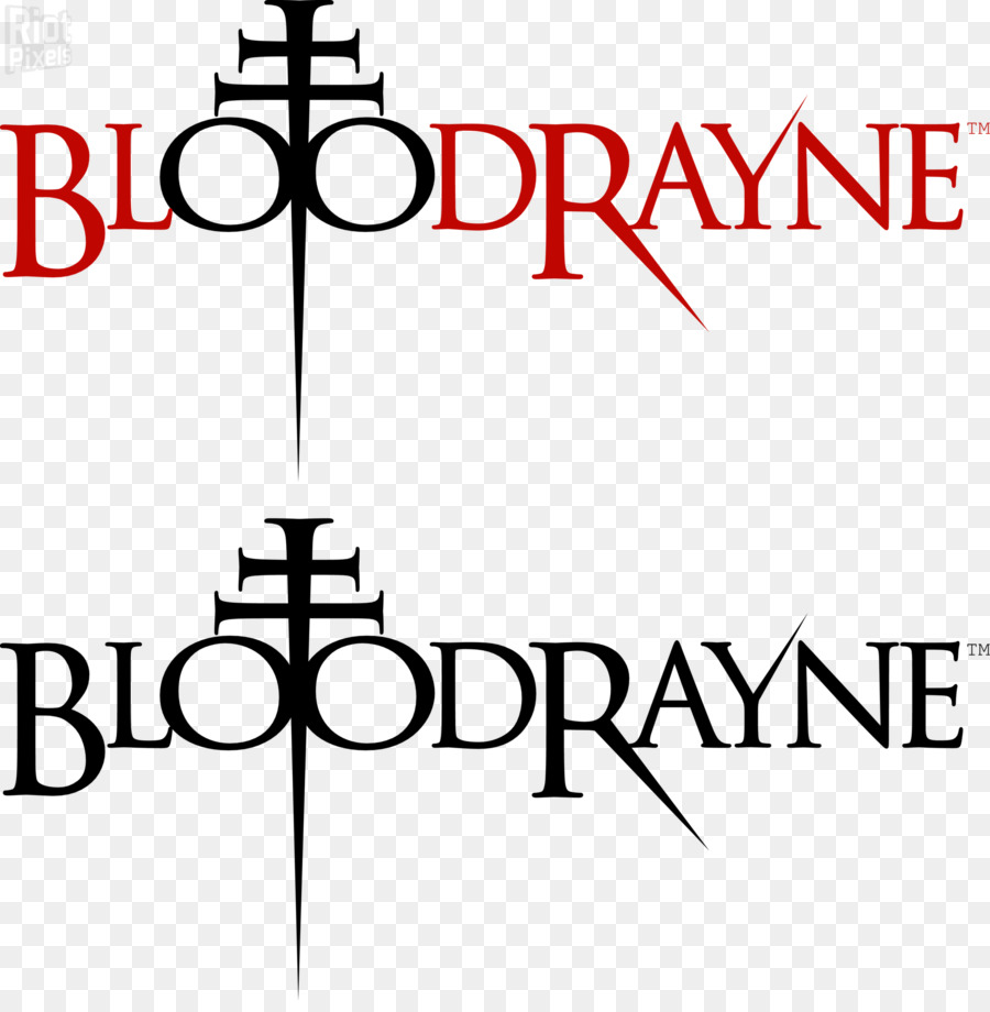 โลโก้ Bloodrayne，สีแดง PNG