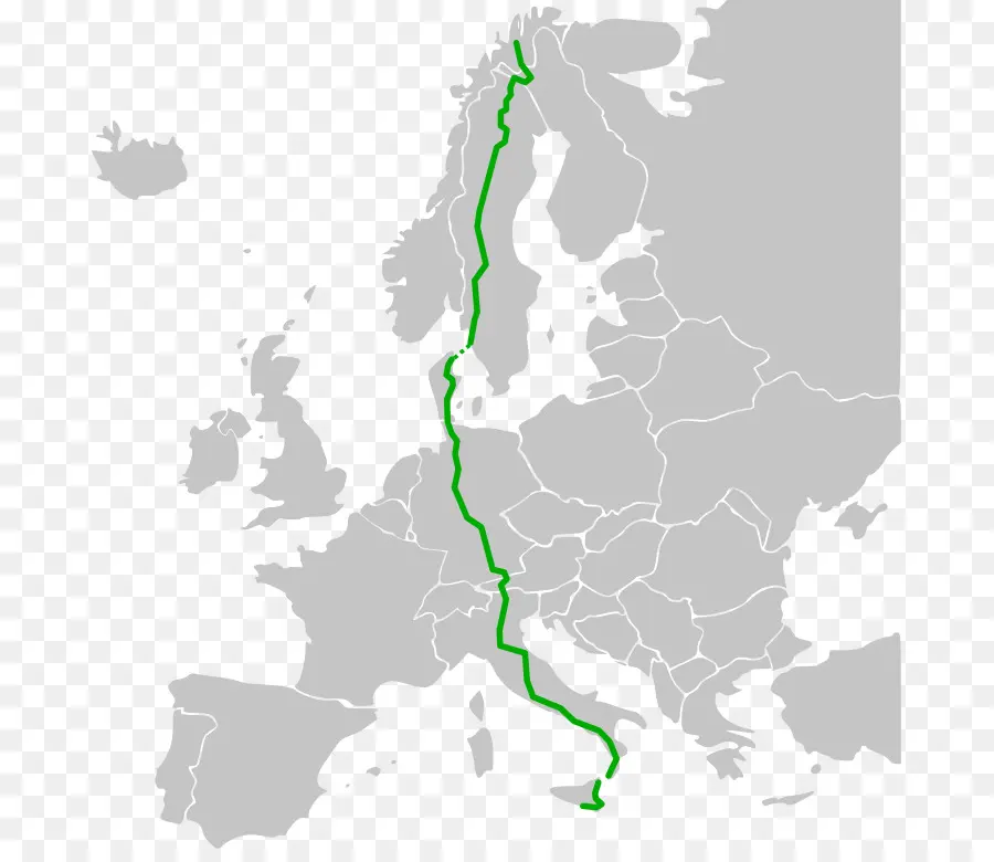 ยุโรปเส้นทาง E45，ยุโรปเส้นทาง E40 PNG