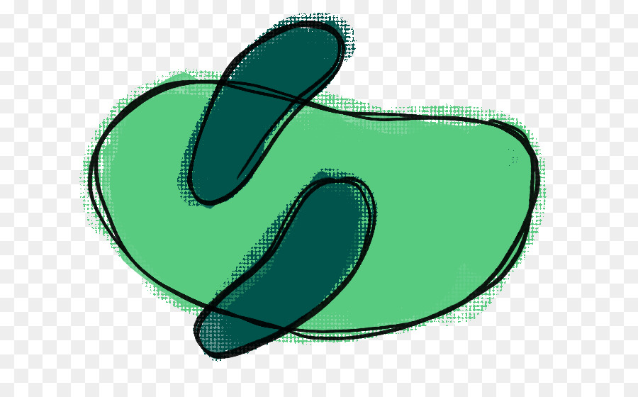 รองเท้า，สีเขียว PNG
