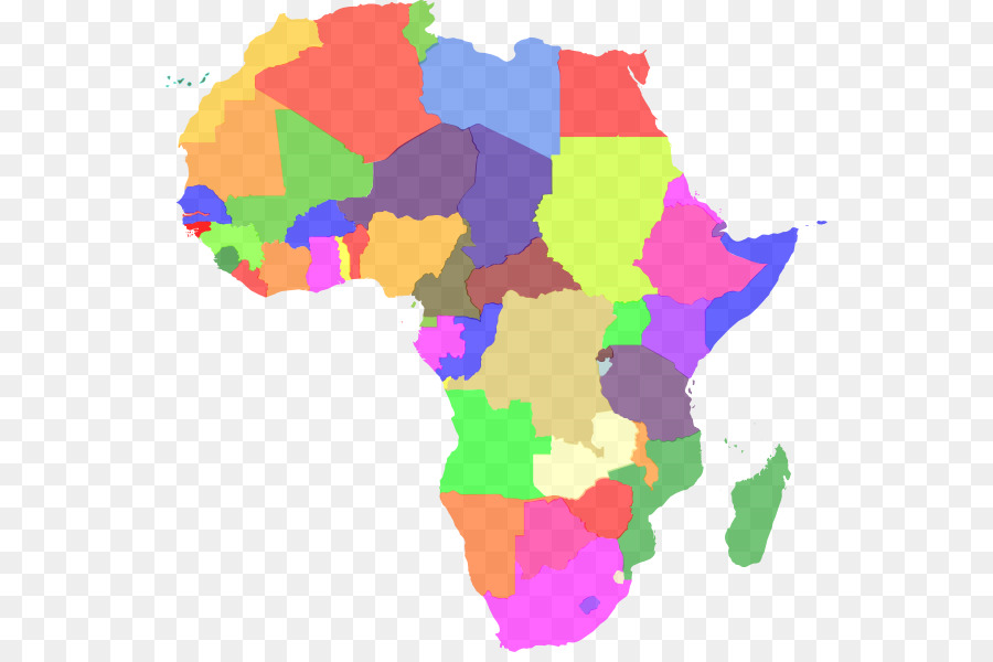 แอฟริกา，แผนที่ PNG