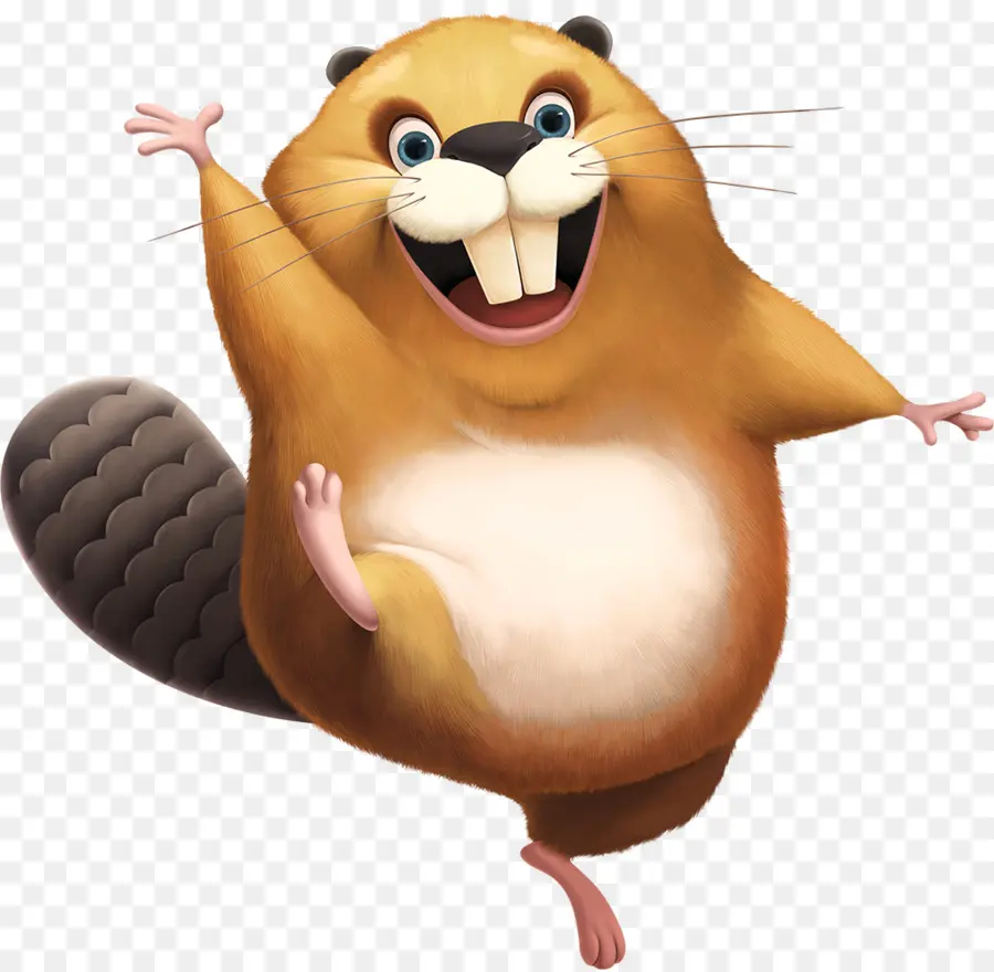 Happy Beaver，สัตว์ PNG