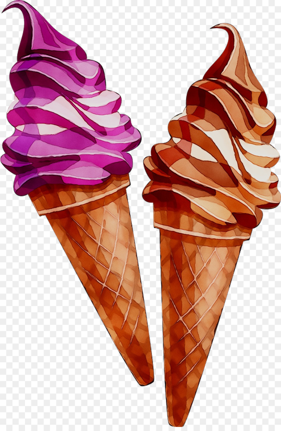ไอศกรีม，ไอศกรีม Cones PNG