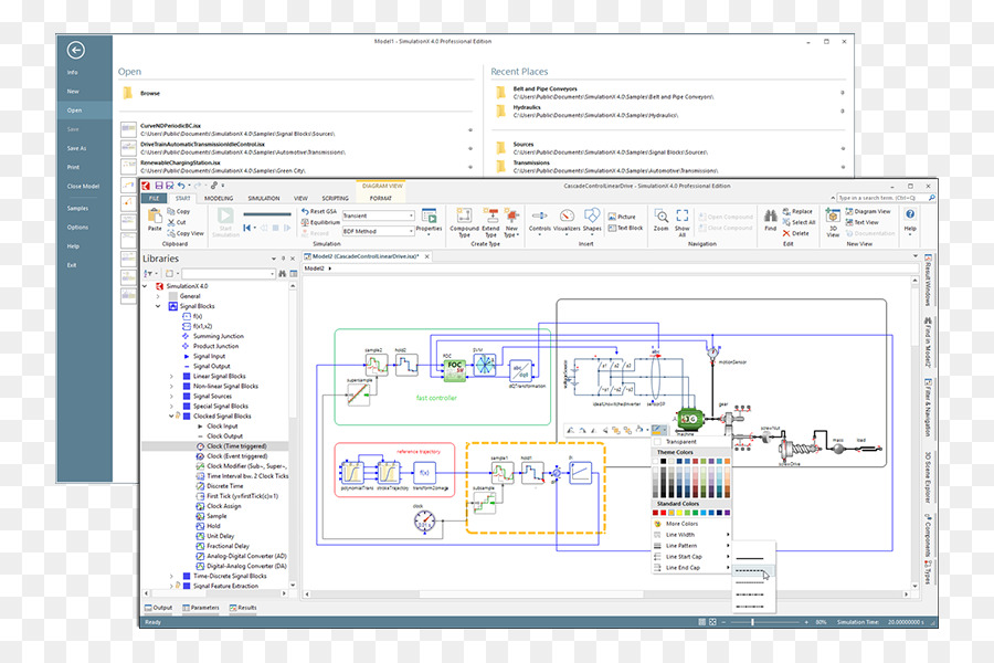 Simulationx，ระบบจำลอง PNG