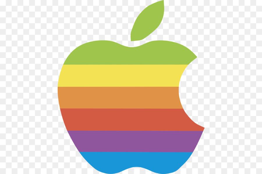 โลโก้ Apple，สีรุ้ง PNG