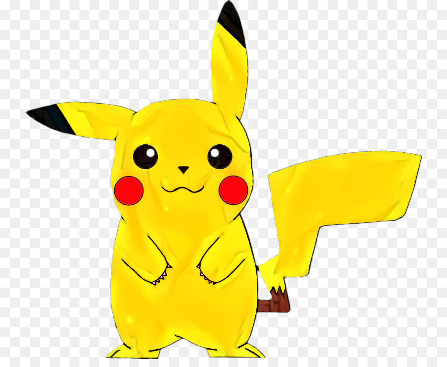 Pikachu，สีเหลือง PNG