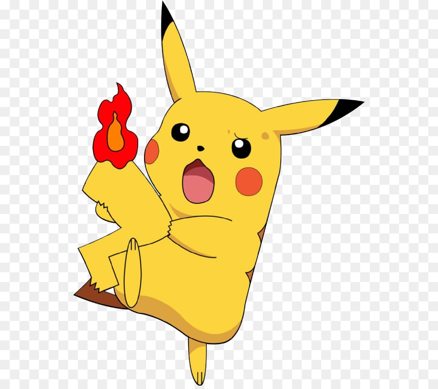 Pikachu，สีเหลือง PNG