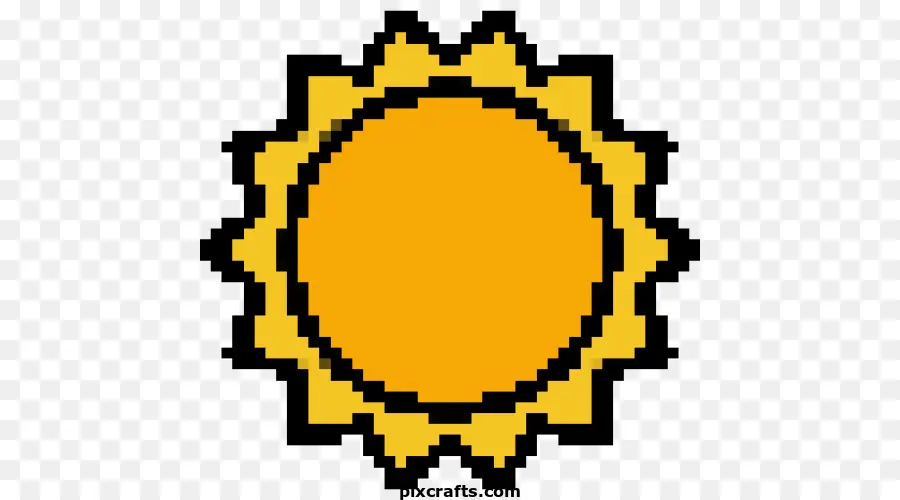 Pixel Sun，แสงอาทิตย์ PNG