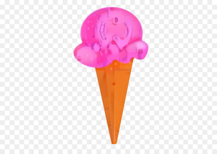 ไอศกรีม Cones，เอ็มสีชมพู PNG