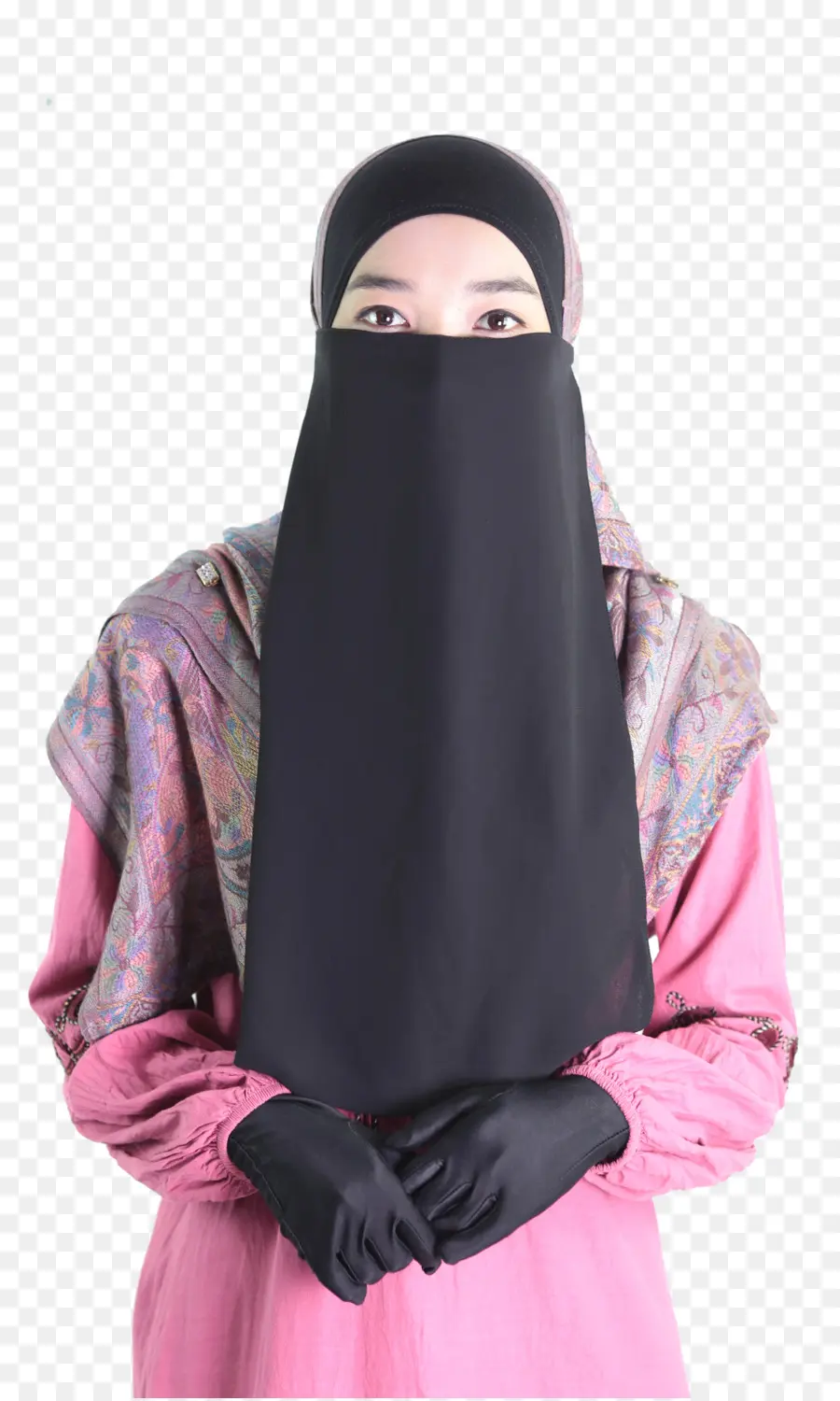 ผู้หญิงใน Niqab，ผ้าคลุมหน้า PNG