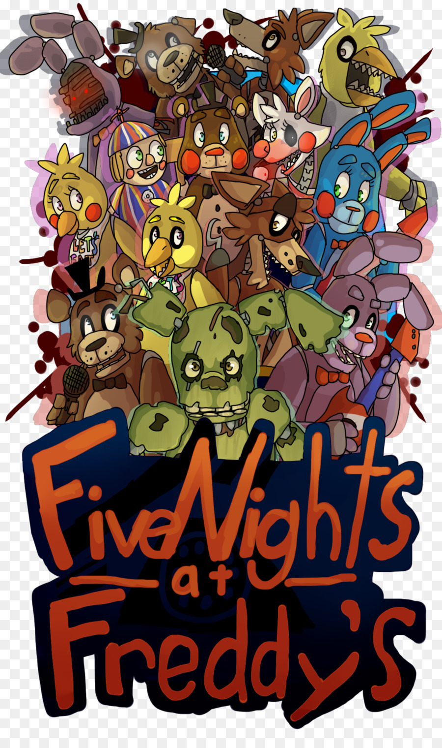 ห้าคืนที่ Freddys 2，เฟรดดี้ Fazbears Name Simulator กับเขา PNG