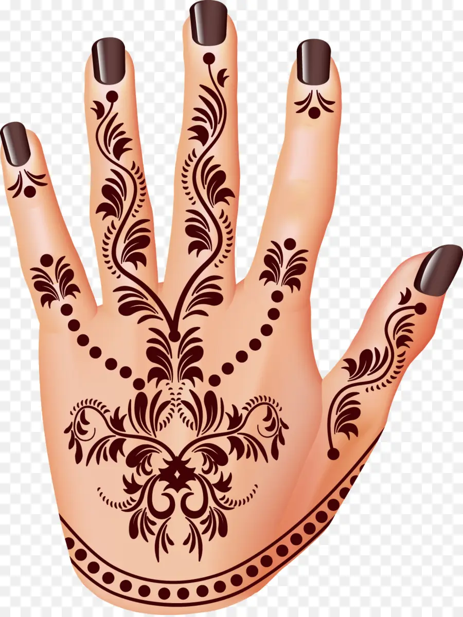 มือเฮนน่า，Mehndi PNG