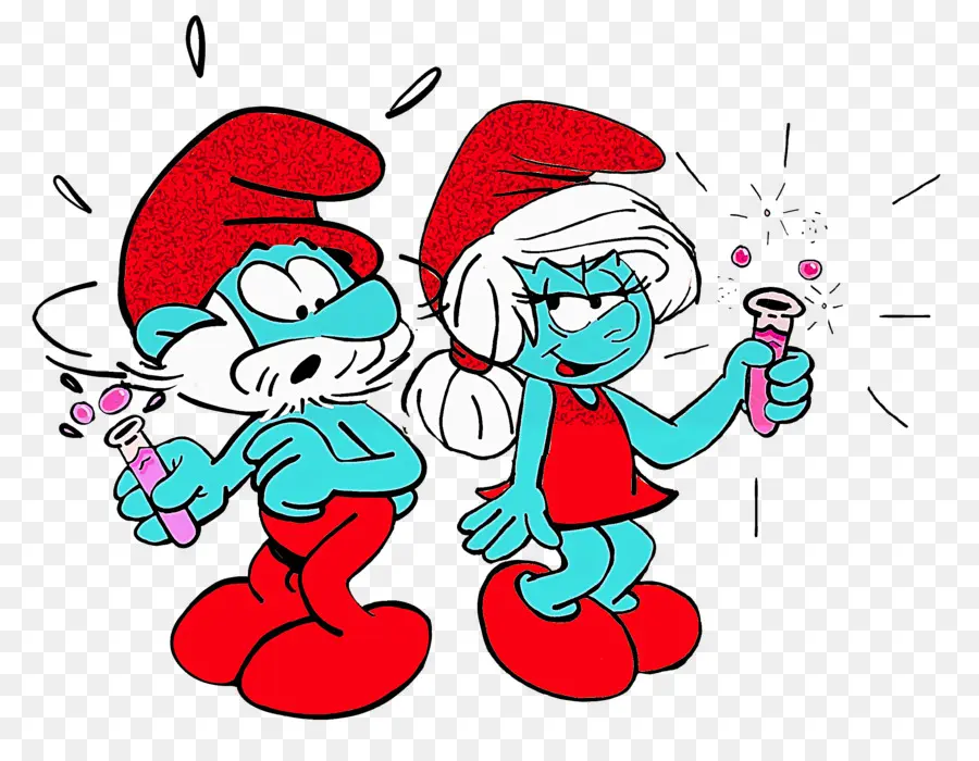 Smurfs，สีฟ้า PNG