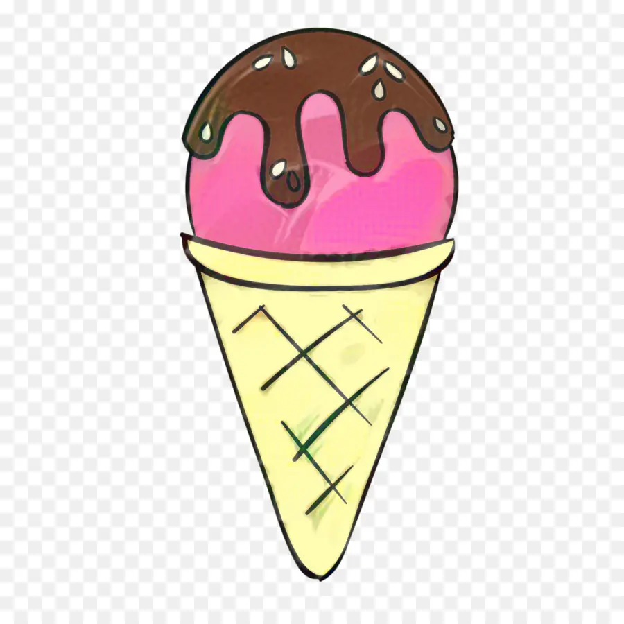 ไอศกรีม Cones，เส้น PNG